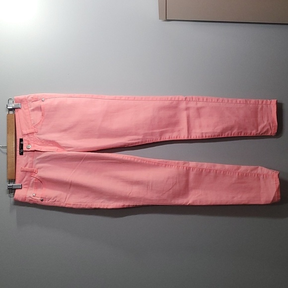 Forever 21 jeans women's size 26 equals US size 2 pink florescent barbiecore - Picture 1 of 15